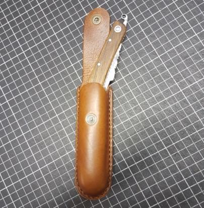 Etui de couteau: pliant,  fixe, porté à la ceinture dans le dos ou couteau de botte